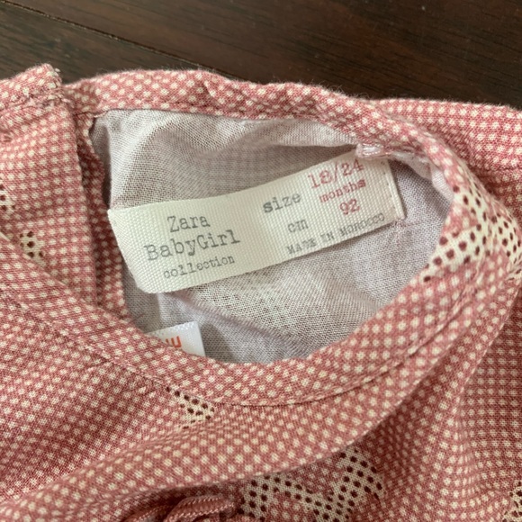 Zara ruffle letter top, size 18-24 mo - Picture 3 of 5